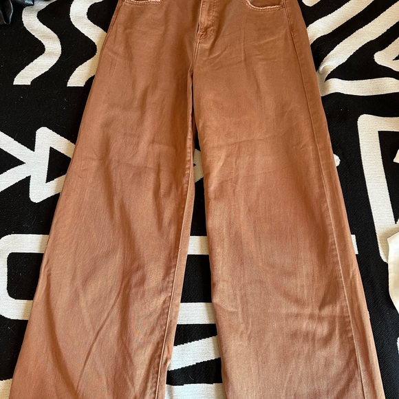 Forever 21 Rust/Brown Wide-Leg Pants - Picture 6 of 8